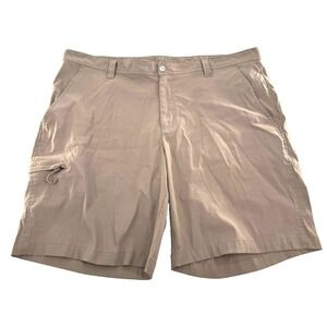Columbia Omni‎ Shield Advanced Repellency Shorts Men's 42 Brown Hiking Outdoors